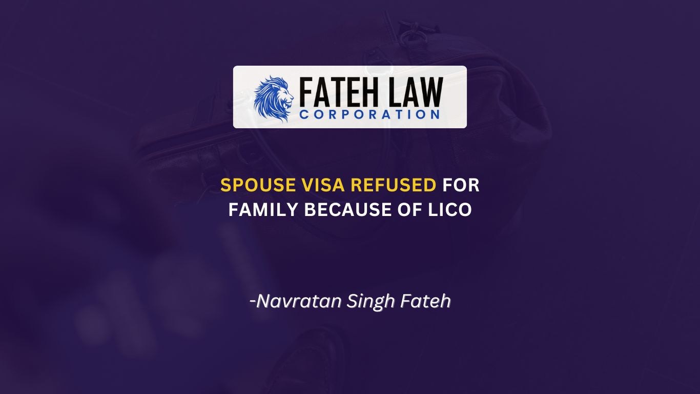 Spouse visa refusal due to incorrect application of LICO under Canadian immigration law