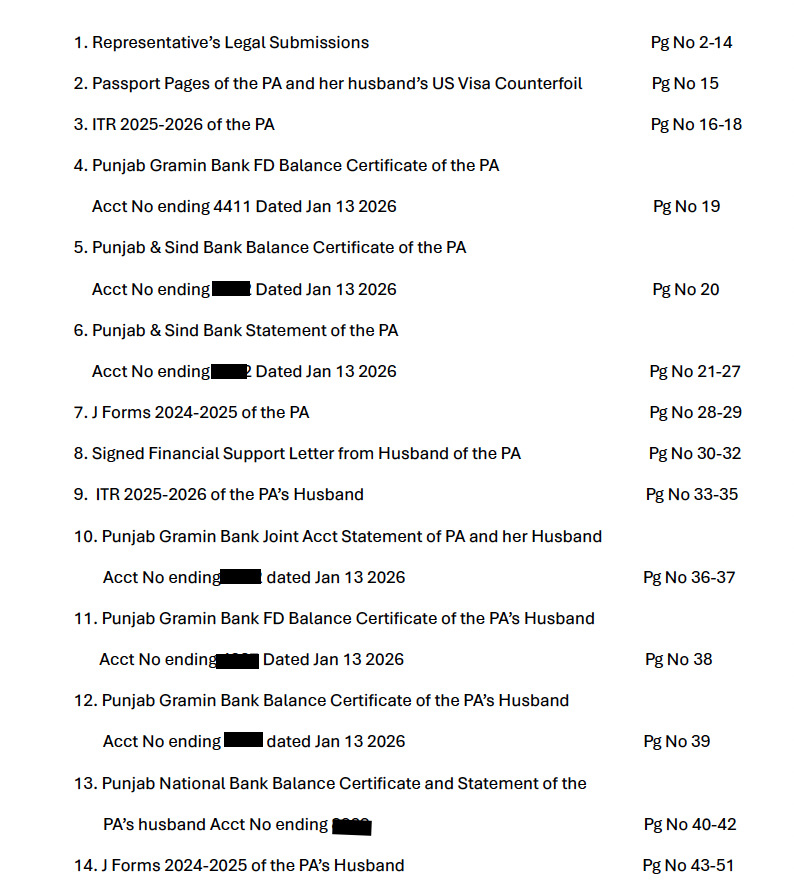 Continuation of indexed supporting documents submitted during post settlement redetermination process