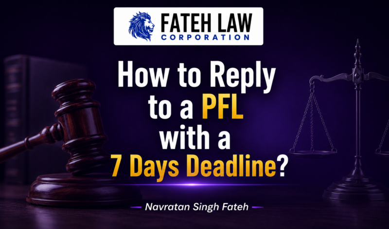 How to reply to an IRCC Procedural Fairness Letter within a 7-day deadline