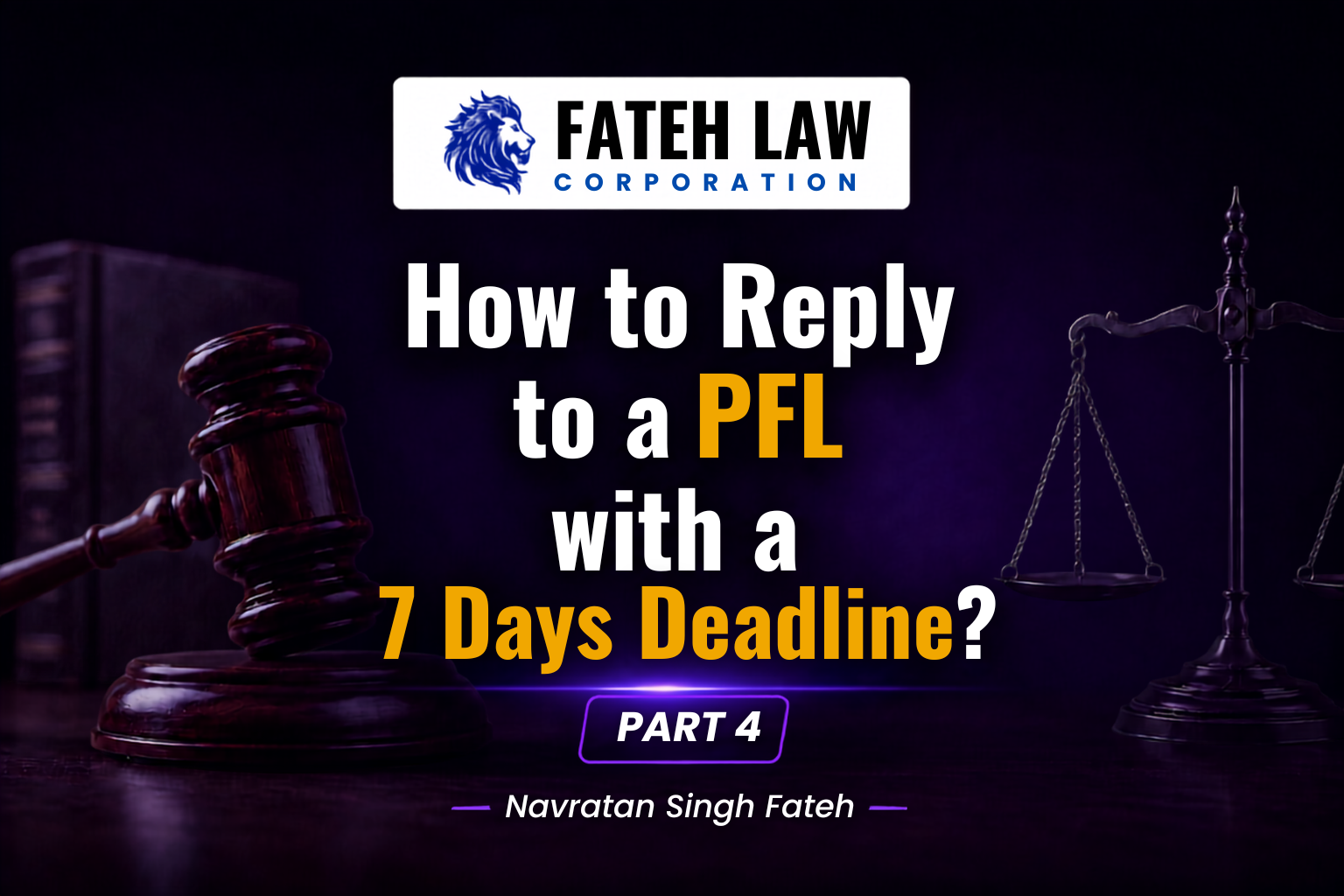 How to reply to an IRCC Procedural Fairness Letter (PFL) with a 7-day deadline – Part 4